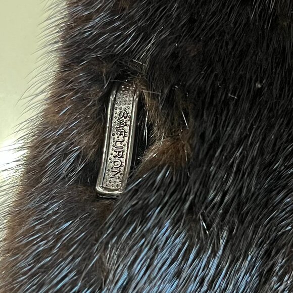 Vintage Pappas Furs Genuine Mink Coat - Picture 12 of 13